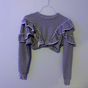 Fashion Nova Cropped sweatshirt